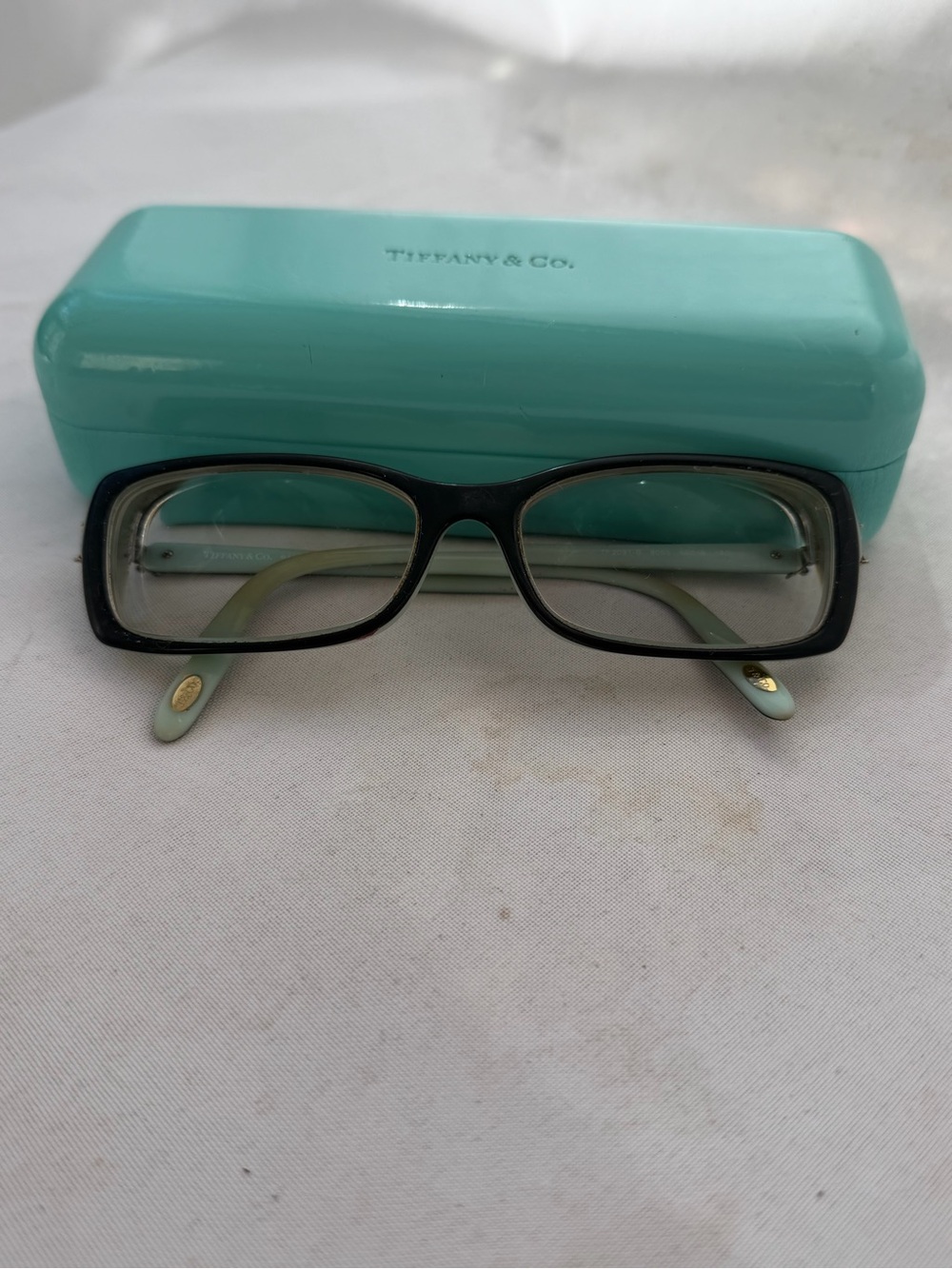 Tiffany & Co TF2091-B Crystal Butterfly Eyeglass Frames 55-16-140 + Case